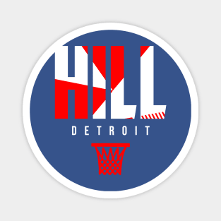 Hill Detroit Basketball Magnet